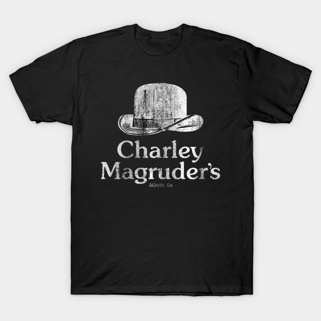 Charley Magruder's Atlanta Bar - Night Spot for Events by WKLS 96 Rock T-Shirt by RetroZest